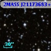 2MASS J21173683+4504595