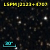 2MASS J21230696+4707547