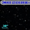 2MASS J21311816+6414289