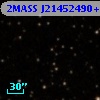 2MASS J21452490+3628131