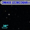 2MASS J22022688+1834265