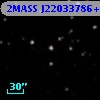 2MASS J22033786+2915543