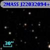 2MASS J22032094+3400572