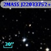 2MASS J22033752+4359000