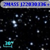 2MASS J22030336+6154513