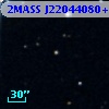 2MASS J22044080+0144497