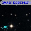 2MASS J22053417+8230475