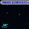 2MASS J22071122+0148571