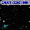 2MASS J22074800+8037395