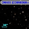 2MASS J22080360+3809084