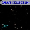 2MASS J22132319+3627263
