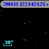 2MASS J22142125+1152438