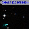 2MASS J22163663+0204306