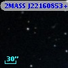 2MASS J22160853+0836441