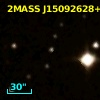 2MASS J15092628+6705325