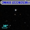 2MASS J22202538+0519575
