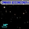 2MASS J22202267+4157198