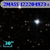2MASS J22204923+4446105