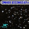 2MASS J22201217+5533579