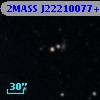 2MASS J22210077+1214475