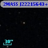 2MASS J22215643+1546222