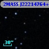 2MASS J22214764+2026407