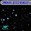 2MASS J22215617+6236010