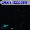 2MASS J22220588+0253384