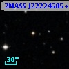 2MASS J22224505+0910497