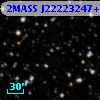 2MASS J22223247+5525058