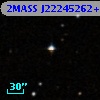2MASS J22245262+0043026