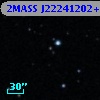 2MASS J22241202+1909421