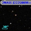 2MASS J22250098+0013403