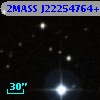 2MASS J22254764+1310416