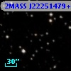 2MASS J22251479+4333099