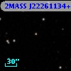 2MASS J22261134+2302128