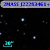 2MASS J22283461+2157550