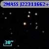 2MASS J22311662+2612113