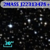 2MASS J22313478+5652276