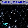 2MASS J22344622+5203145