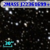 2MASS J22361699+5746350