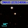 2MASS J22524356+0015358