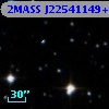 2MASS J22541149+3921305