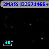 2MASS J22571466+1645392