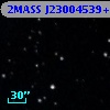 2MASS J23004539+4333290