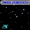 2MASS J23025323+4504593