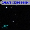 2MASS J23033489+0437130