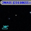 2MASS J23110655+0402350