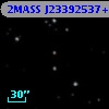2MASS J23392537+3834400