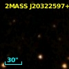 2MASS J20322597+4110547